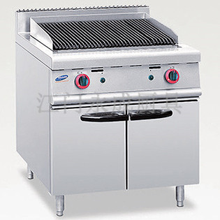 岩石烧烤炉连柜座